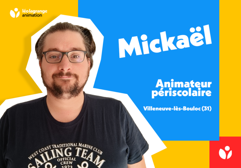 Portrait de Mickaël, animateur périscolaire sourd