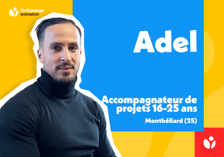 Portrait d'Adel, accompagnateur jeunesse