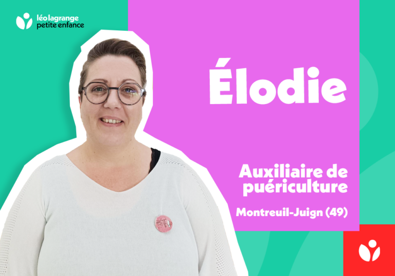 Elodie, auxiliaire de puériculture
