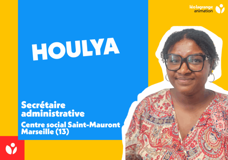 Houlya, secrétaire administrative au centre social de St Mauront à Marseille