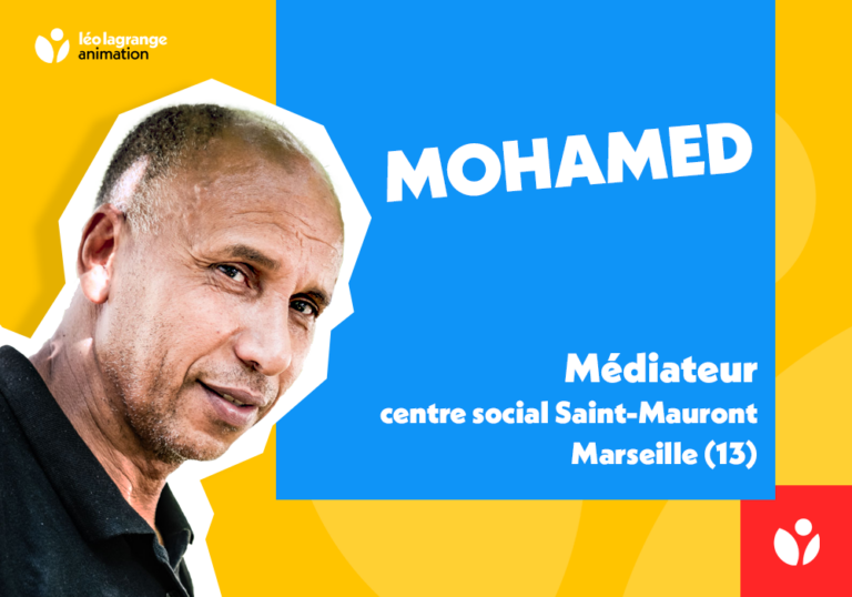 Portrait de Mohamed, médiateur dans un centre social et passionné de jardinage